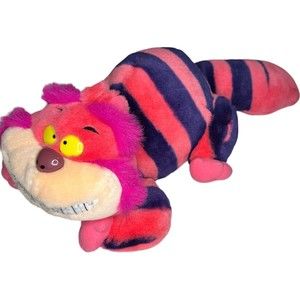Disneyland Resort Plush CHESHIRE Cat Alice In Wonderland Stuffed Animal 17"